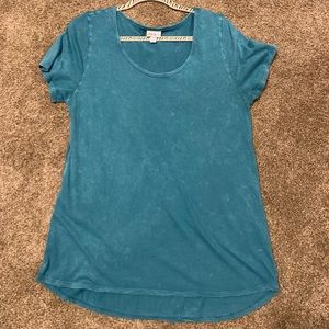 LuLaRoe Classic T Acid wash teal - Medium
